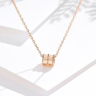 【巴黎精品】現貨+預購 925純銀項鍊小蠻腰吊墜(INS風簡約鎖骨鍊時尚女飾品a1cj39)