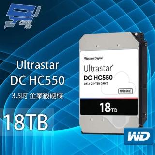 【CHANG YUN 昌運】WD Ultrastar DC HC550 18TB 企業級硬碟 WUH721818ALE6L4