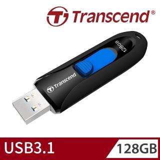 【Transcend 創見】JetFlash790 USB3.1 128GB 隨身碟-經典黑(TS128GJF790K)