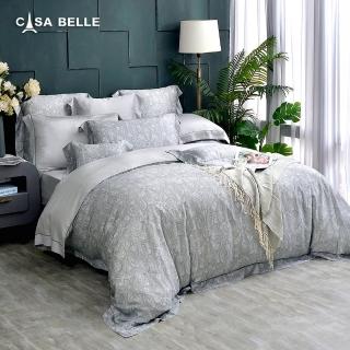 【Great Living 格蕾寢飾】CASA BELLE 《奧斯卡特》天絲防蹣抗菌吸濕排汗兩用被床包組(雙人150x186cm)