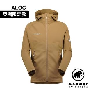 【Mammut 長毛象】Macun 2.0 SO Hooded Jacket AF Men 日系防潑水軟殼連帽外套 深沙褐 男款 #1011-00792