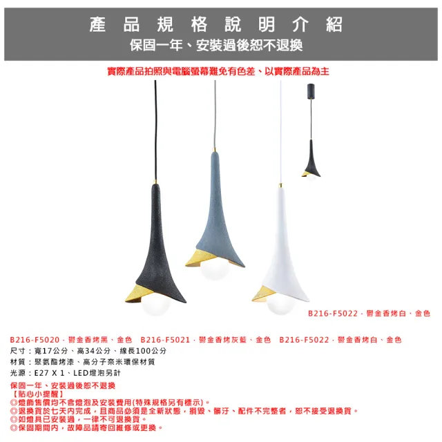 【Honey Comb】北歐風雙色造型單吊燈(F5020．F5021．F5022)