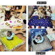 【May shop】華麗寵物床 狗床中小型犬貓窩(可拆洗附糖果枕)