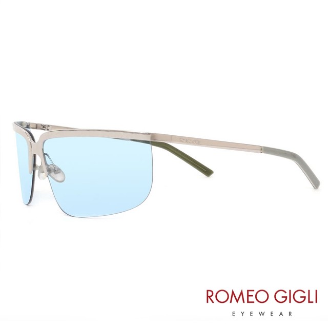 【Romeo Gigli】義大利復古魅力造型太陽眼鏡(藍-RG510-01)