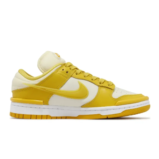 NIKE 耐吉】休閒鞋Wmns Dunk Low Twist 女鞋白檸檬黃低筒經典(DZ2794