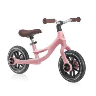 【GLOBBER 哥輪步】法國 GO BIKE ELITE AIR 充氣胎平衡滑步車-乾燥玫瑰粉(滑步車、學步車、平衡車、滑板車)