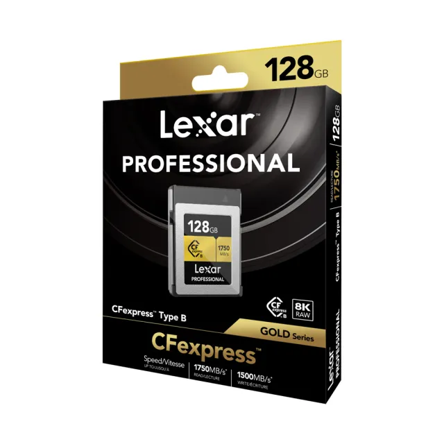 Lexar 雷克沙】Professional CFexpress Type B Gold Series 128G記憶卡