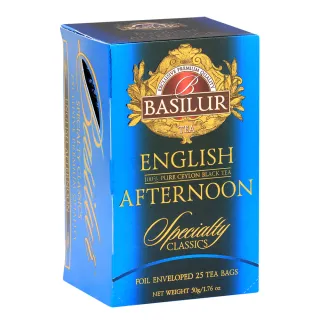 即期品【Basilur 錫蘭茶】70176 經典系列茶包 2gx25包(英式下午茶)