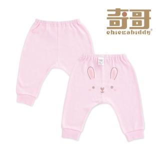 【奇哥官方旗艦】Chic a Bon 小兔花園嬰兒長褲-三段天絲棉布(6-36個月)