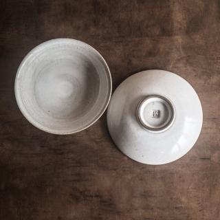 【上作美器】暮白盤14cm兩件組(夫妻盤、淺盤、麵包盤、小菜盤)
