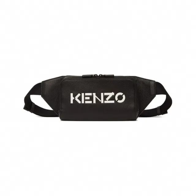【KENZO】字母Logo 腰包胸包 黑色(5SA507L4599)