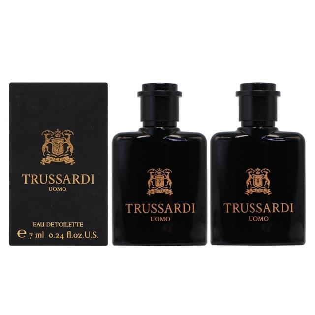 【TRUSSARDI】UOMO男性淡香水7ml 小香 2入組(專櫃公司貨)