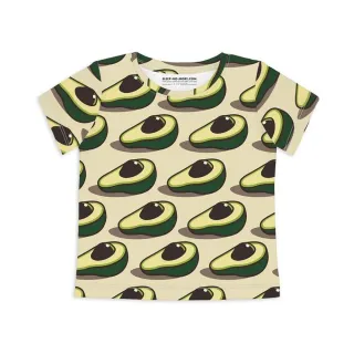 【Sleep No More】SLEEP NO MORE 100% 有機棉兒童短袖上衣-酪梨