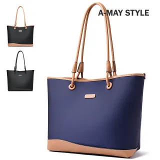 【Amay Style 艾美時尚】現貨 女包 牛津包 肩背包 高密度牛津通勤托特包(3色)