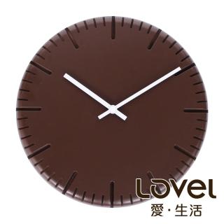 【WUZ 屋子】LOVEL 30cm choco biscuit靜音機芯掛鐘(W300L-BR)