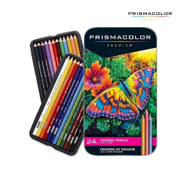 霹靂馬prismacolor】油性色鉛筆24色(盒裝) - momo購物網- 好評推薦