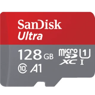 【SanDisk 晟碟】全新版 再升級 128GB Ultra microSDXC UHS-I A1  記憶卡(最高讀速 140MB/s 原廠10年保固)