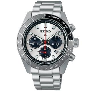 【SEIKO 精工】PROSPEX SpeedTimer 太陽能計時錶款新款41.4mm(SSC911P1/V192-0AH0N白色)父親節 禮物 推薦