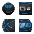 【SPALDING】籃球 Bounce 黑藍 斯伯丁 室內外通用 耐磨 黏手感 系籃 合成皮(SPB91004)