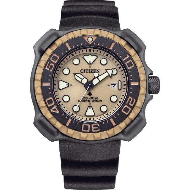 【CITIZEN 星辰】PROMASTER 限量 鈦 1982年復刻版光動能200米潛水錶 520禮物 送禮 男錶(BN0226-10P)