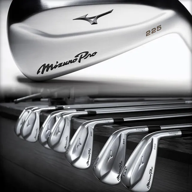 Mizuno Pro 225 Iron Set of 6-9,PW KBS Flex-R Golf Clubs from JAPAN F/S USED