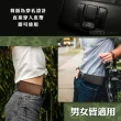 【CityBoss】頂級植鞣 5.5吋真牛皮腰掛皮套 隱形磁扣手機腰包保護套