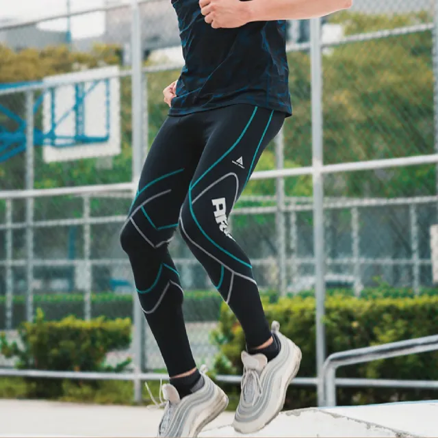 【AREXSPORT】百岳山友推薦 男萊卡經典強力包覆壓縮褲 果綠 登山壓縮褲 水陸兩用褲 台灣製壓力褲