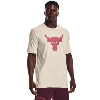 【UNDER ARMOUR】UA 男 Project Rock短袖T-Shirt _1361733-110(米白色)