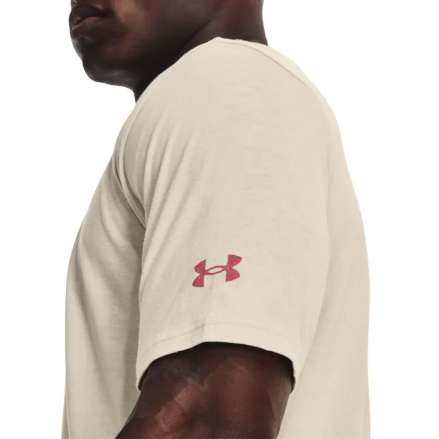 【UNDER ARMOUR】UA 男 Project Rock短袖T-Shirt _1361733-110(米白色)