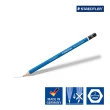 【STAEDTLER 施德樓】100頂級藍桿繪圖鉛筆12支鐵盒鉛筆組(MS100G12)