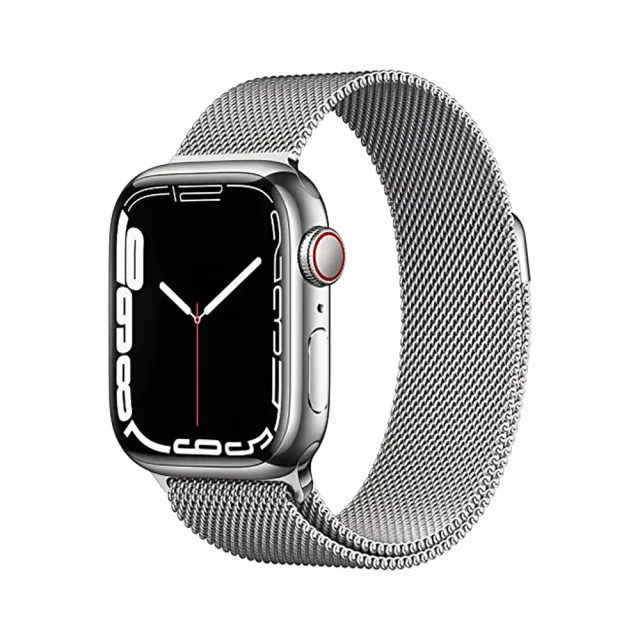 Apple 蘋果】A 級福利品Apple Watch S7 LTE 45mm (不鏽鋼錶殼不含錶帶