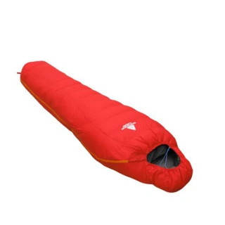 【OUTDOOR CAMP】600g信封型羽絨睡袋《紅灰》OC17026/露營睡袋/保暖/防寒(悠遊山水)