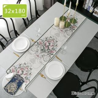 【Dido home】歐式復古提花雪尼爾長桌巾桌旗(HM197)