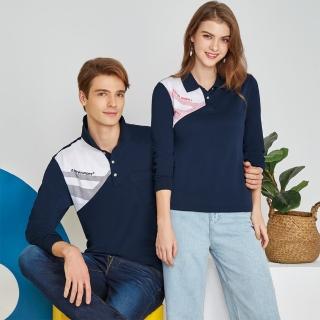 【SPAR】四角網眼吸排女版長袖POLO衫(S227305丈青)