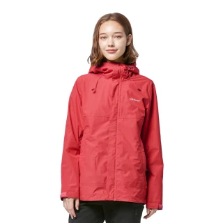 【Wildland 荒野】女 輕薄防水高透氣機能外套《珊瑚紅》W3913/連帽外套/風衣/衝鋒外套(悠遊山水)