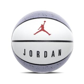 【NIKE 耐吉】籃球 Jordan Playground 2 灰白 室內外 深溝紋 橡膠 標準球 J100825504-907