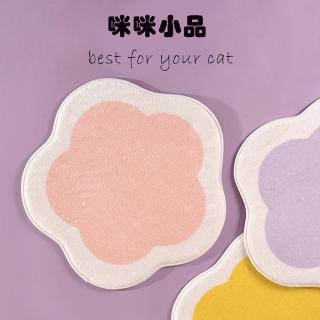 【咪咪小品】造型寵物墊 花朵 絨毛 地墊 止滑(貓窩狗窩寵物床睡窩睡墊保暖)