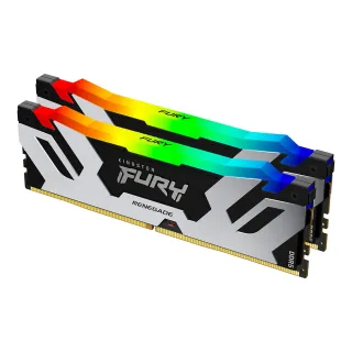 【Kingston 金士頓】FURY Renegade 反叛者DDR5-6400 16GB*2 RGB PC用超頻記憶體(KF564C32RSAK2-32)