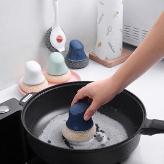 【PS Mall】短柄鍋刷 洗鍋刷 家用廚房清潔刷 2入(J556)