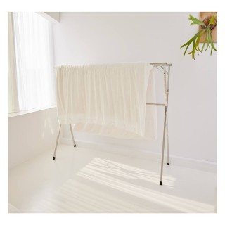 【Tidy House】曬衣神器 X型不鏽鋼曬衣架 附贈20個防風扣(曬衣架 晾衣架 防風衣架 防滑衣架)