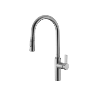 【Deko】不銹鋼廚房伸縮龍頭-無安裝服務(GK38037-1)