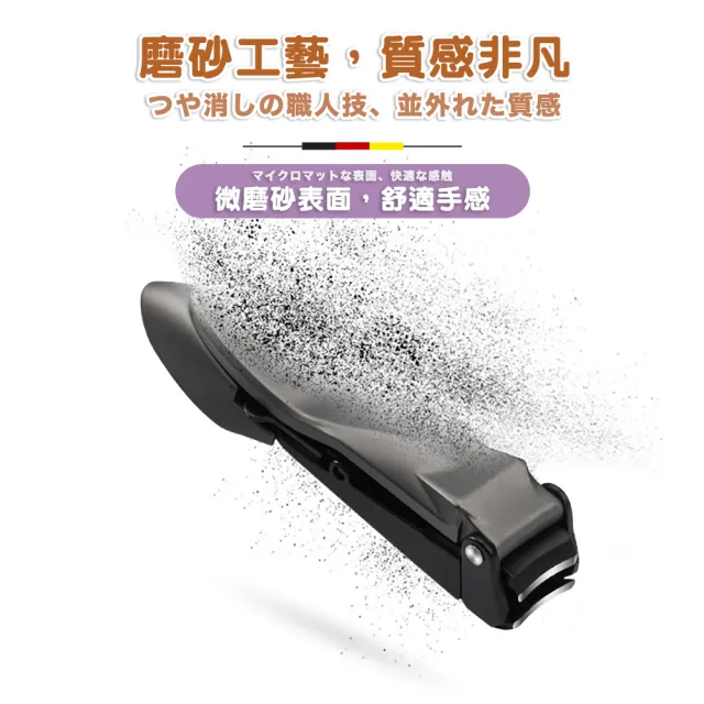 【DR.Story】德式質感工藝防飛濺極緻硬鋼指甲剪(指甲刀 修甲剪 母親節禮物)
