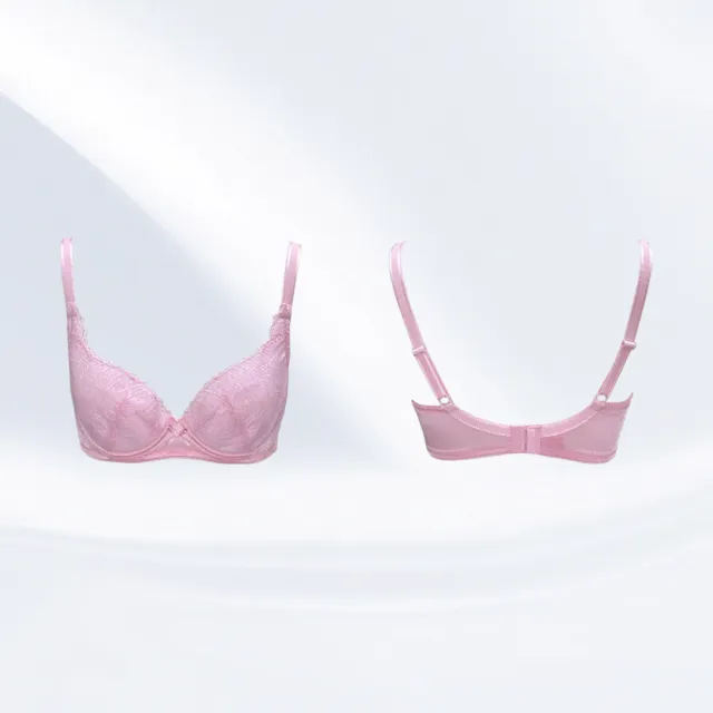 【Swear 思薇爾】花覓系列B-E罩蕾絲包覆女內衣(愛戀粉)_出清品