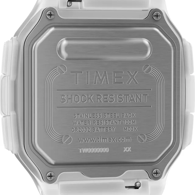 【TIMEX】天美時 電子系列 電子錶 透色 TXTW2U56300