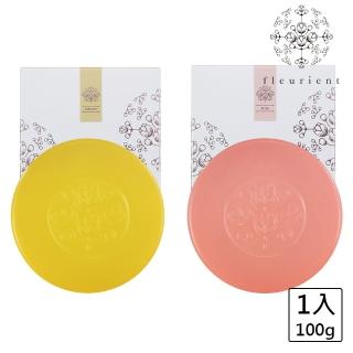 【Fleurient 芙樂莉】馥活潔淨香氛皂100g(茉莉/玫瑰)