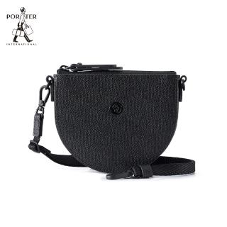 【PORTER INTERNATIONAL】大膽無畏BOLD真皮零錢包(霧黑)