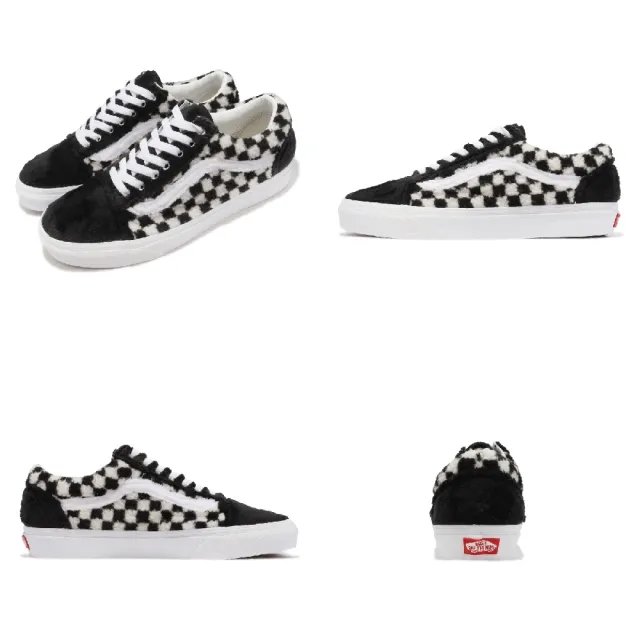 VANS】休閒鞋Old Skool 黑白棋盤格男鞋女鞋絨毛抓地經典款(VN0A5KRF95A