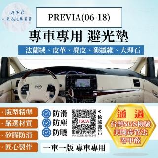 【一朵花汽車百貨】TOYOTA 豐田 PREVIA 06-18年 法蘭絨 麂皮 碳纖維 超纖皮革 大理石皮革 避光墊