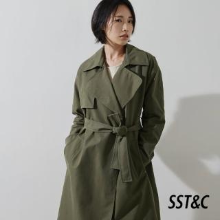 【SST&C】軍綠翻領長風衣8162211003(換季55折)