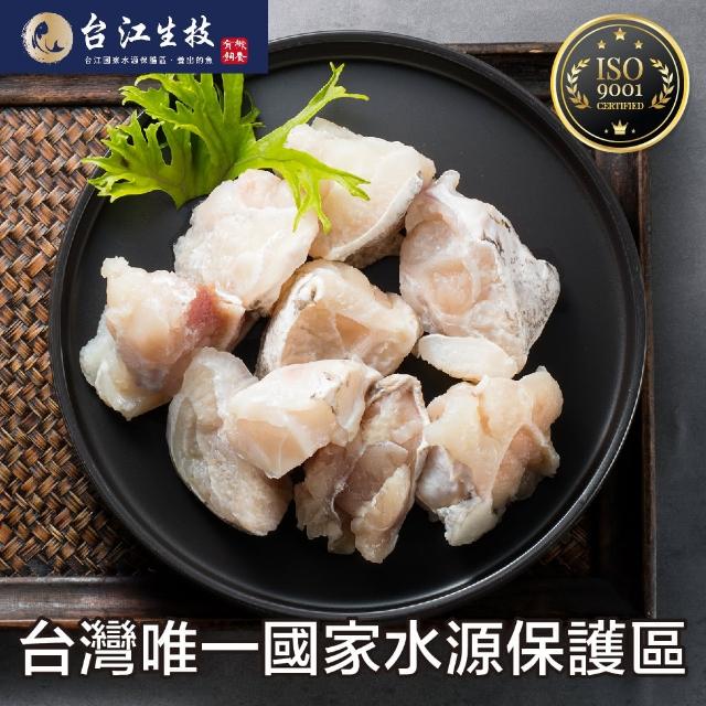 【台江農業】以乳酸菌取代傳統飼料的養殖 龍膽石斑 下巴骨 4包組 （600g/1包）(有機水產、歐盟認證養殖)